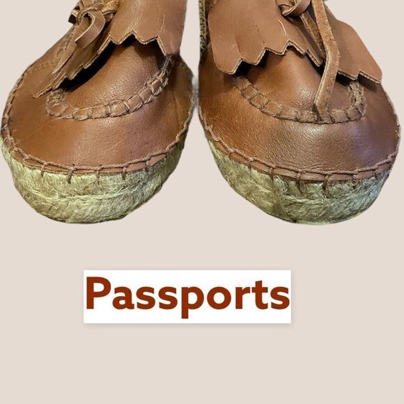 Passports "Gil" Kilted Espadrille Loafers 6 - Picture 4 of 6